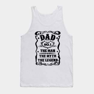 Dad  The Man Myth Legend t-shirt Tank Top